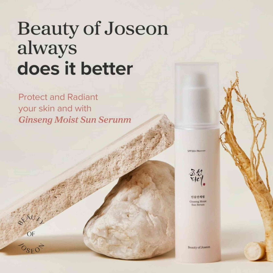 Ginseng Moist Sun Serum SPF50+ PA++++ - Image 2