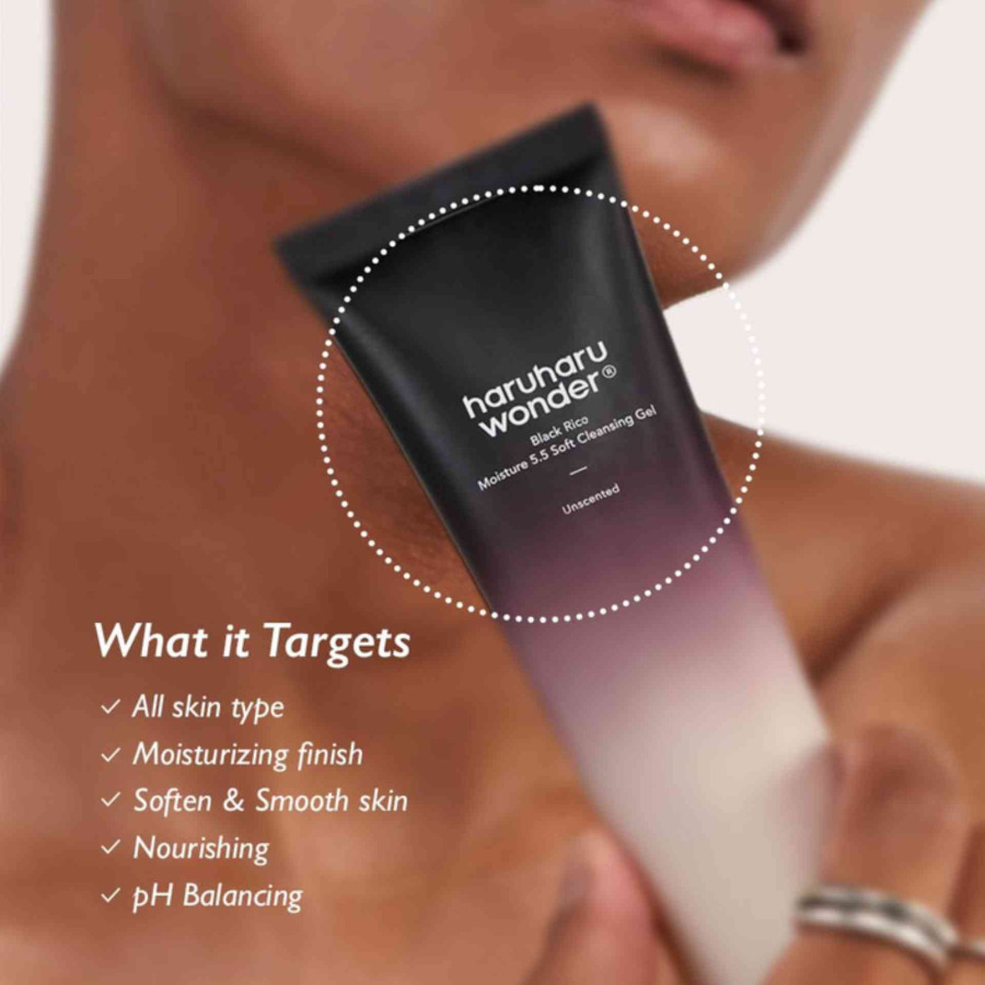 Black Rice Moisture 5.5 Soft Cleansing Gel - Image 3