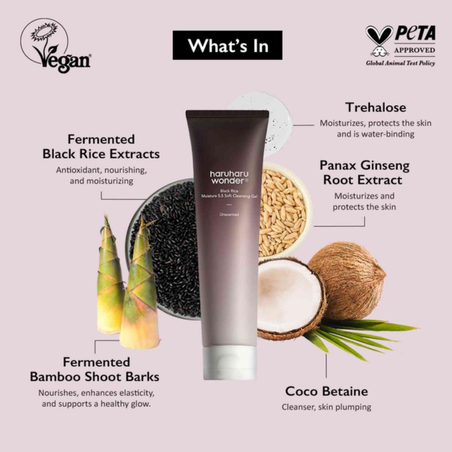 Black Rice Moisture 5.5 Soft Cleansing Gel - Image 6