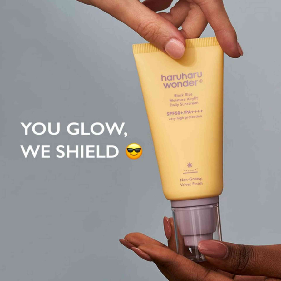 Black Rice Moisture Airyfit Daily Sunscreen SPF50+ PA++++ - Image 2