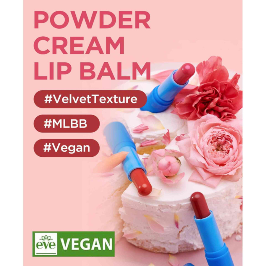 Powder Cream Lip Balm Rose Burn - Image 2