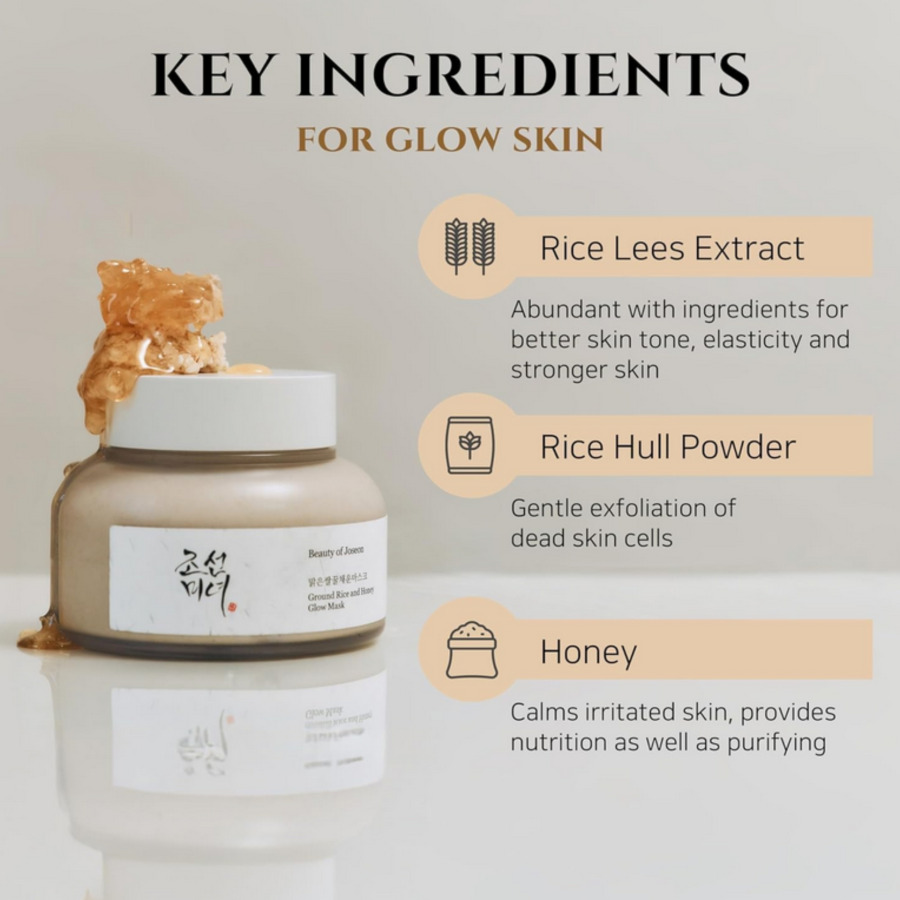 Ground Rice and Honey Glow Mask - Image 4