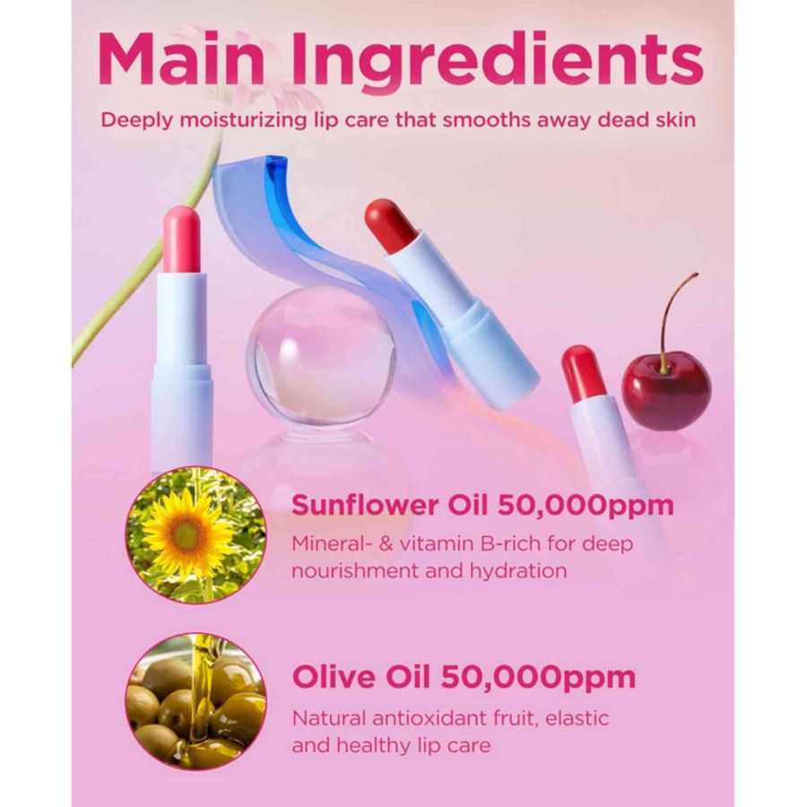 Glass Tinted Lip Balm Flush Cherry - Image 6