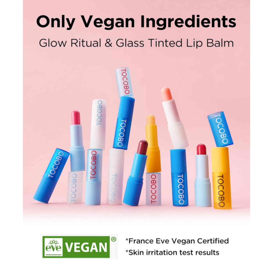 Glass Tinted Lip Balm Tangerine Red - Image 8
