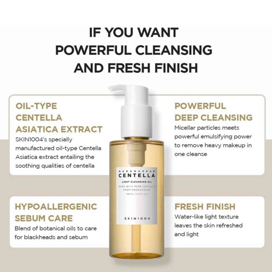 Madagascar Centella Light Cleansing Oil - 200ml - Image 6