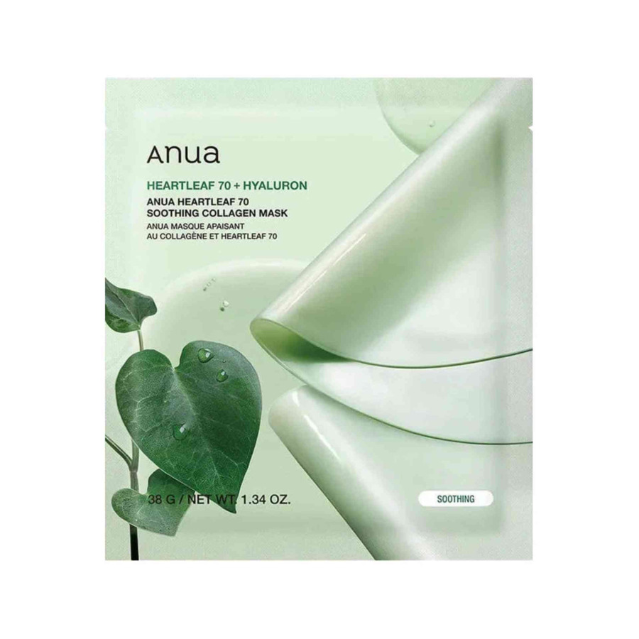 ANUA - Heartleaf 70 soothing collagen mask