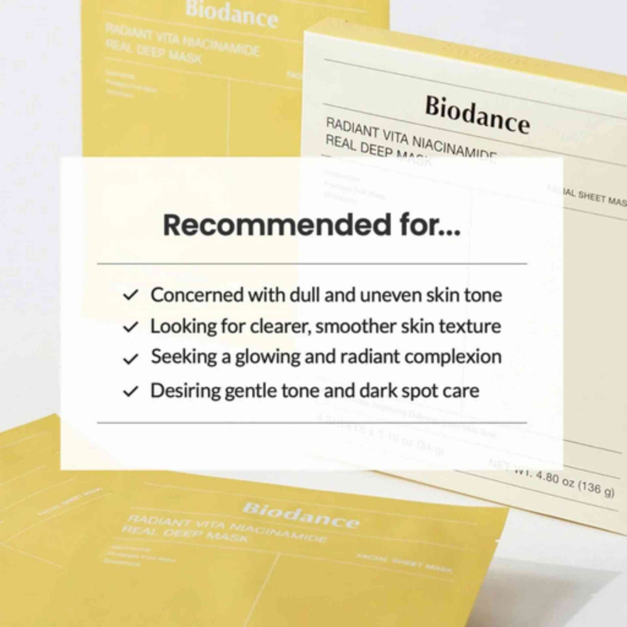 Radiant Vita Niacinamide Real Deep Mask - Image 5