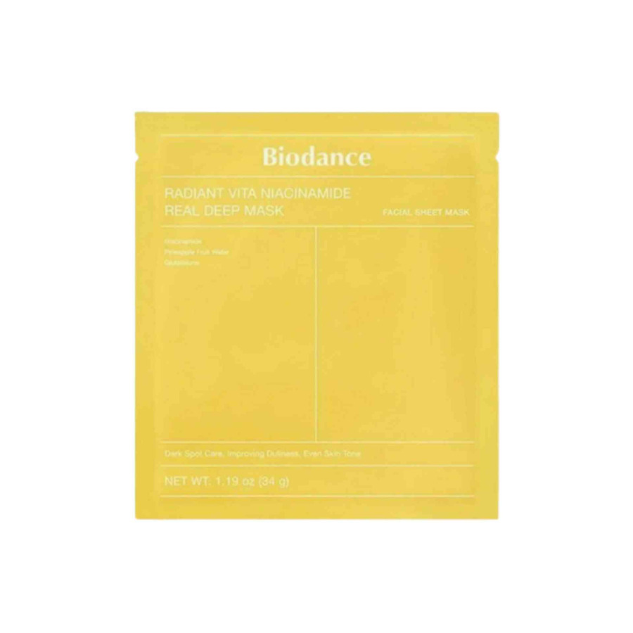 Biodance - radiant vita niacinamide real deep mask